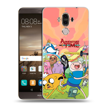 Пластиковый чехол на Huawei Mate 9 с принтом Adventure time Время приключений Пластиковый чехол на Huawei Mate 9 с принтом Adventure time Время приключений