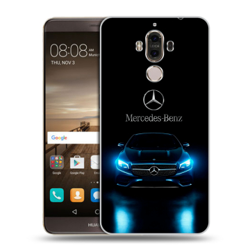 Пластиковый чехол на Huawei Mate 9 с принтом Mercedes Мерседес