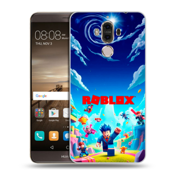 Пластиковый чехол на Huawei Mate 9 с принтом Roblox Роблокс