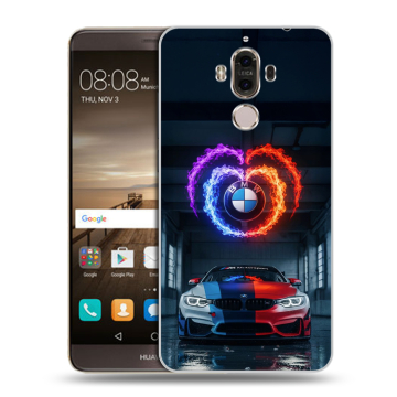 Пластиковый чехол на Huawei Mate 9 с принтом BMW БМВ Пластиковый чехол на Huawei Mate 9 с принтом BMW БМВ