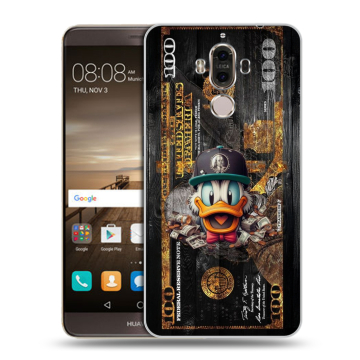 Пластиковый чехол на Huawei Mate 9 с принтом Дональд Дак Доллар Пластиковый чехол на Huawei Mate 9 с принтом Дональд Дак Доллар
