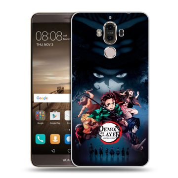 Пластиковый чехол на Huawei Mate 9 с принтом Demon Slayer Клинок рассекающий демонов