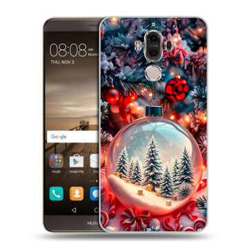 Пластиковый чехол на Huawei Mate 9 с принтом Новый год Пластиковый чехол на Huawei Mate 9 с принтом Новый год