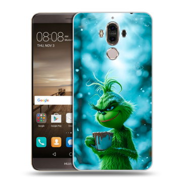 Пластиковый чехол на Huawei Mate 9 с принтом Новый год гринч Пластиковый чехол на Huawei Mate 9 с принтом Новый год гринч