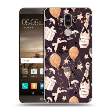 Пластиковый чехол на Huawei Mate 9 с принтом Новый год Пластиковый чехол на Huawei Mate 9 с принтом Новый год