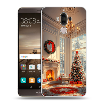 Пластиковый чехол на Huawei Mate 9 с принтом Новый год Пластиковый чехол на Huawei Mate 9 с принтом Новый год