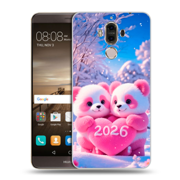 Пластиковый чехол на Huawei Mate 9 с принтом Новый год Пластиковый чехол на Huawei Mate 9 с принтом Новый год