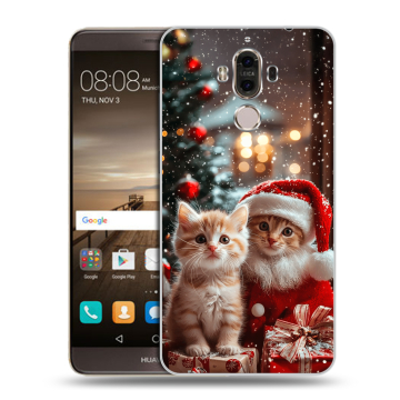 Пластиковый чехол на Huawei Mate 9 с принтом Новый год Пластиковый чехол на Huawei Mate 9 с принтом Новый год