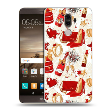 Пластиковый чехол на Huawei Mate 9 с принтом Новый год Пластиковый чехол на Huawei Mate 9 с принтом Новый год