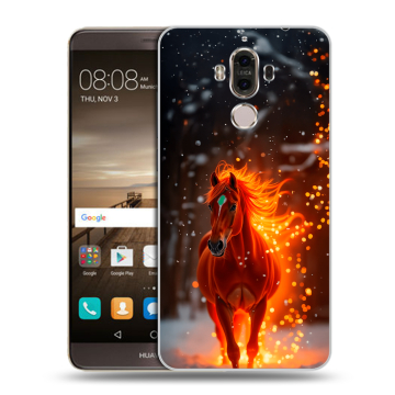Пластиковый чехол на Huawei Mate 9 с принтом Новый год Пластиковый чехол на Huawei Mate 9 с принтом Новый год
