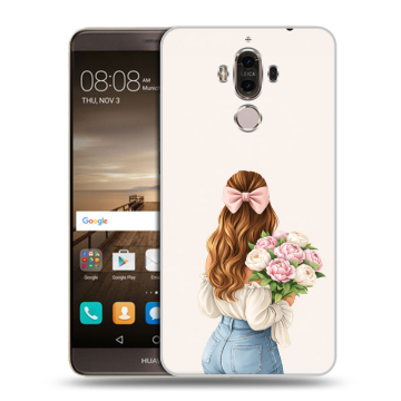 Пластиковый чехол на Huawei Mate 9 с принтом женский Пластиковый чехол на Huawei Mate 9 с принтом женский
