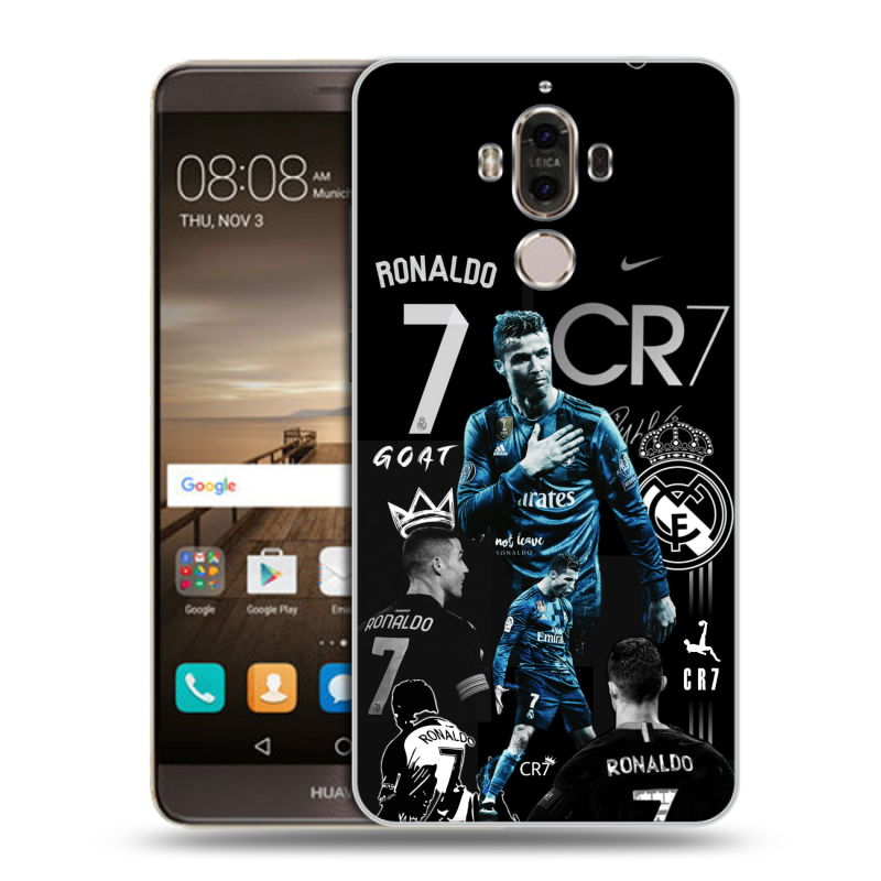 Пластиковый чехол на Huawei Mate 9 с принтом Реал Роналдо Пластиковый чехол на Huawei Mate 9 с принтом Реал Роналдо