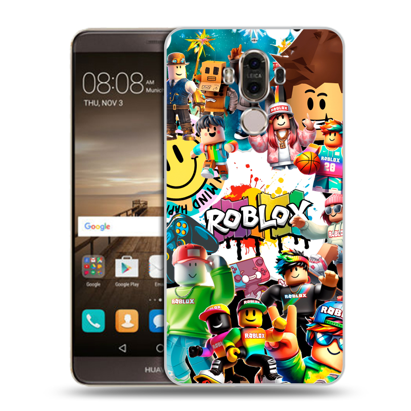 Пластиковый чехол на Huawei Mate 9 с принтом Roblox Роблокс Пластиковый чехол на Huawei Mate 9 с принтом Roblox Роблокс