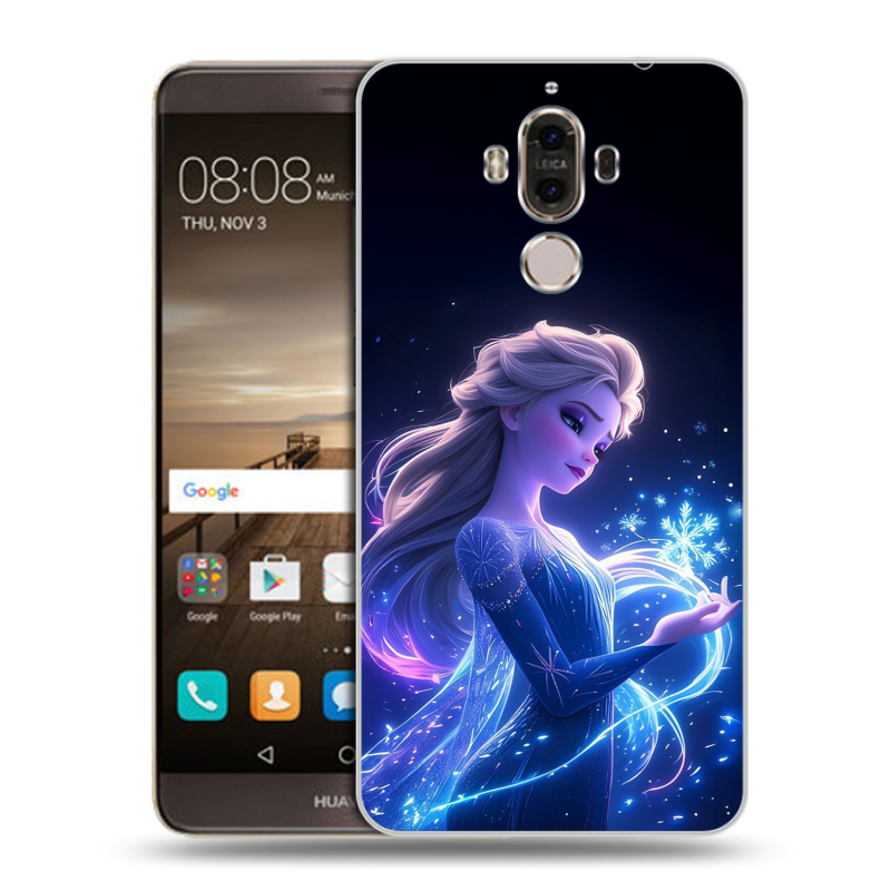 Пластиковый чехол на Huawei Mate 9 с принтом Холодное сердце Frozen Пластиковый чехол на Huawei Mate 9 с принтом Холодное сердце Frozen