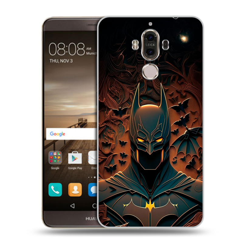 Пластиковый чехол на Huawei Mate 9 с принтом Batman Бэтмен Пластиковый чехол на Huawei Mate 9 с принтом Batman Бэтмен