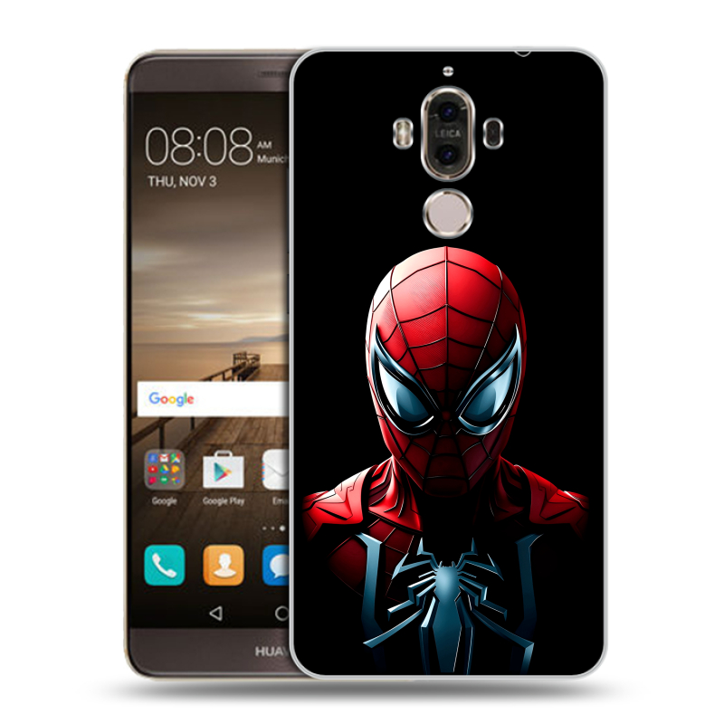 Пластиковый чехол на Huawei Mate 9 с принтом Spiderman Человек паук Пластиковый чехол на Huawei Mate 9 с принтом Spiderman Человек паук