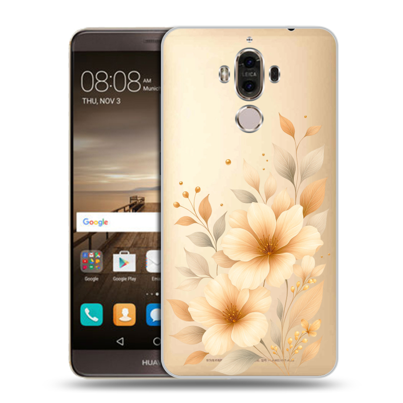 Пластиковый чехол на Huawei Mate 9 с принтом для девушки Пластиковый чехол на Huawei Mate 9 с принтом для девушки