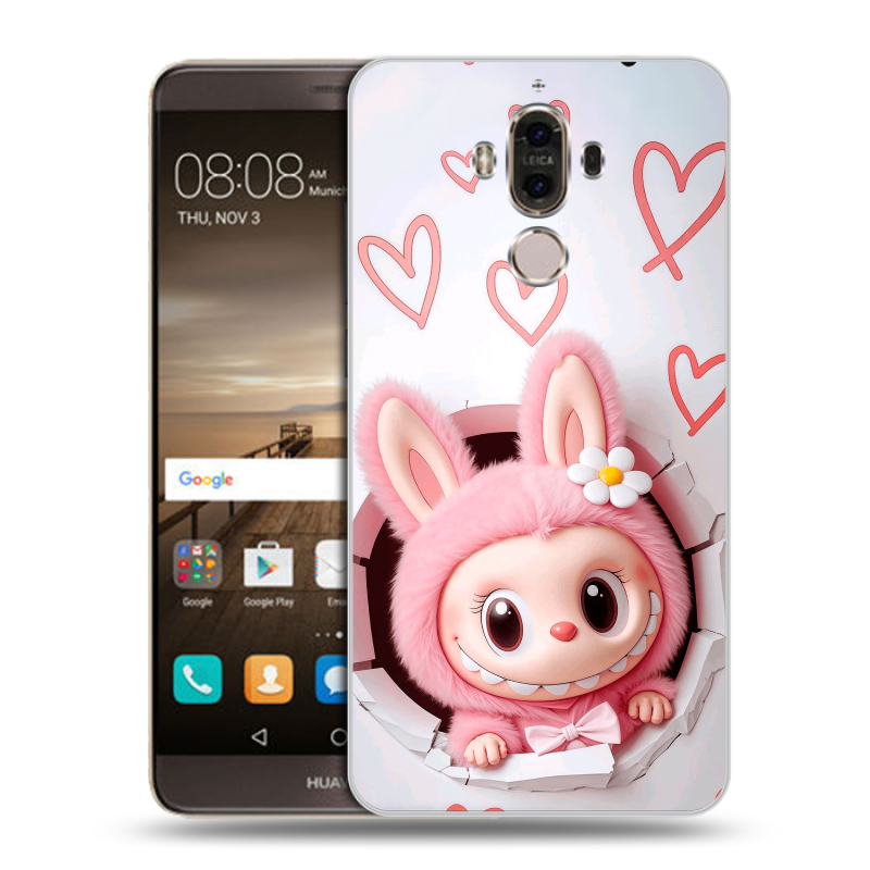 Пластиковый чехол на Huawei Mate 9 с принтом Labubu Лабубу Пластиковый чехол на Huawei Mate 9 с принтом Labubu Лабубу