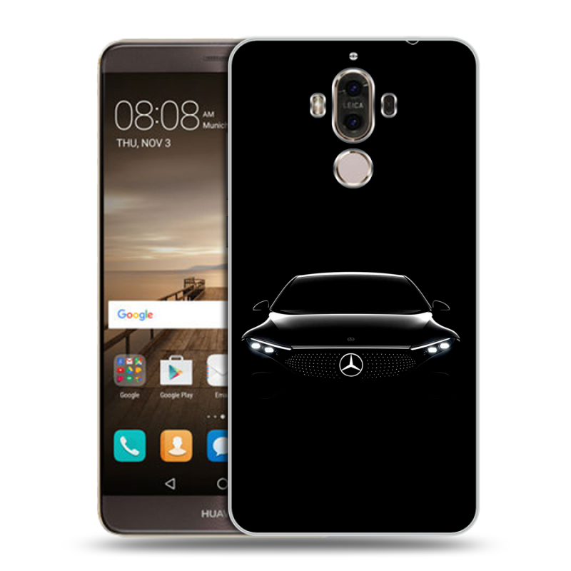 Пластиковый чехол на Huawei Mate 9 с принтом Mercedes Мерседес Пластиковый чехол на Huawei Mate 9 с принтом Mercedes Мерседес