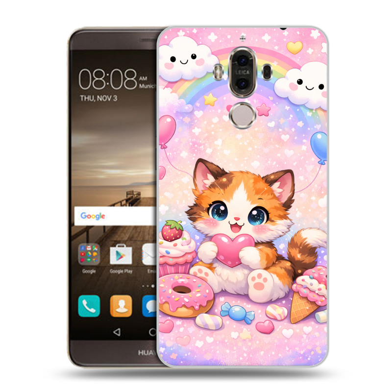 Пластиковый чехол на Huawei Mate 9 с принтом для девочек Пластиковый чехол на Huawei Mate 9 с принтом для девочек