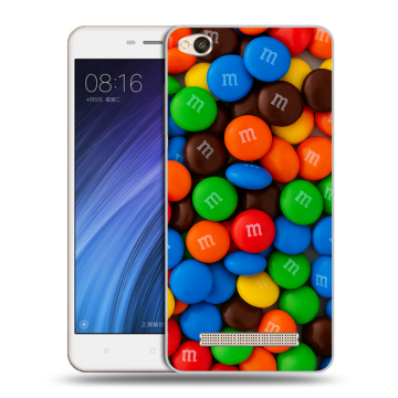 Силиконовый чехол на Xiaomi RedMi 4A с принтом Конфеты Силиконовый чехол на Xiaomi RedMi 4A с принтом Конфеты