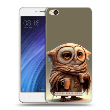 Силиконовый чехол на Xiaomi RedMi 4A с принтом Сова Силиконовый чехол на Xiaomi RedMi 4A с принтом Сова
