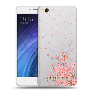 Силиконовый чехол на Xiaomi RedMi 4A с принтом Ветка сакуры