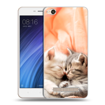 Силиконовый чехол на Xiaomi RedMi 4A с принтом Котята