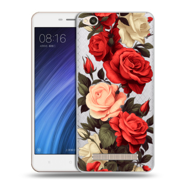 Силиконовый чехол на Xiaomi RedMi 4A с принтом Розы