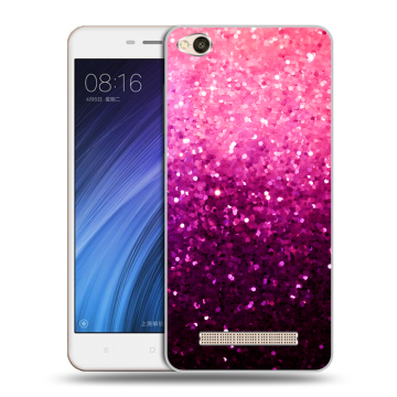 Силиконовый чехол на Xiaomi RedMi 4A с принтом Блестки