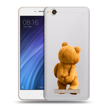 Силиконовый чехол на Xiaomi RedMi 4A с принтом Медведь