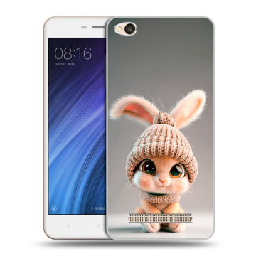 Силиконовый чехол на Xiaomi RedMi 4A с принтом Кролик