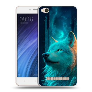 Силиконовый чехол на Xiaomi RedMi 4A с принтом бабочки саккура