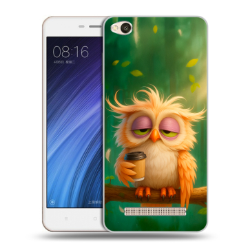 Силиконовый чехол на Xiaomi RedMi 4A с принтом сова