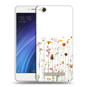 Силиконовый чехол на Xiaomi RedMi 4A с принтом цветы