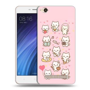 Силиконовый чехол на Xiaomi RedMi 4A с принтом Hello Kitty Хелоу Кити Силиконовый чехол на Xiaomi RedMi 4A с принтом Hello Kitty Хелоу Кити