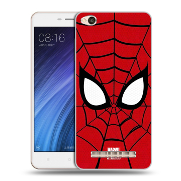 Силиконовый чехол на Xiaomi RedMi 4A с принтом человек паук spiderman