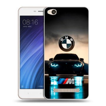 Силиконовый чехол на Xiaomi RedMi 4A с принтом БМВ BMW