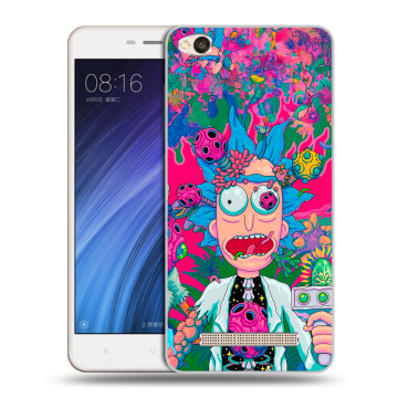 Силиконовый чехол на Xiaomi RedMi 4A с принтом Рик и Морти Rick Morty Силиконовый чехол на Xiaomi RedMi 4A с принтом Рик и Морти Rick Morty