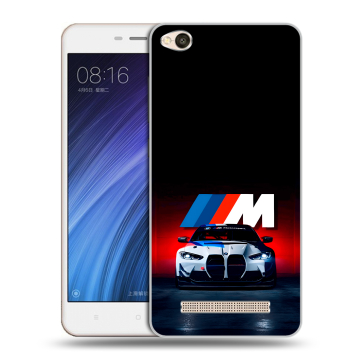 Силиконовый чехол на Xiaomi RedMi 4A с принтом БМВ BMW