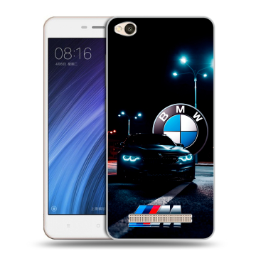 Силиконовый чехол на Xiaomi RedMi 4A с принтом БМВ BMW