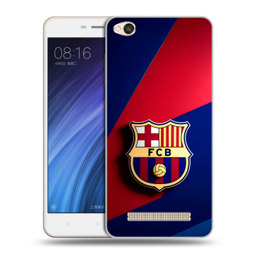 Силиконовый чехол на Xiaomi RedMi 4A с принтом Барселона Barcelona
