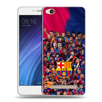 Силиконовый чехол на Xiaomi RedMi 4A с принтом Барселона Barcelona