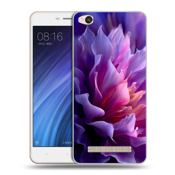 Силиконовый чехол на Xiaomi RedMi 4A с принтом женский цветы