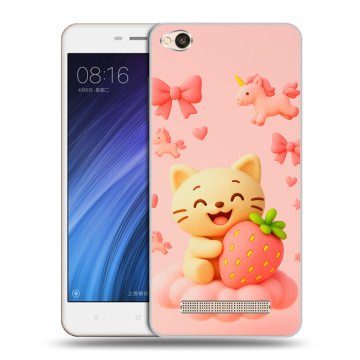 Силиконовый чехол на Xiaomi RedMi 4A с принтом для девочек