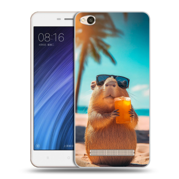 Силиконовый чехол на Xiaomi RedMi 4A с принтом Капибара