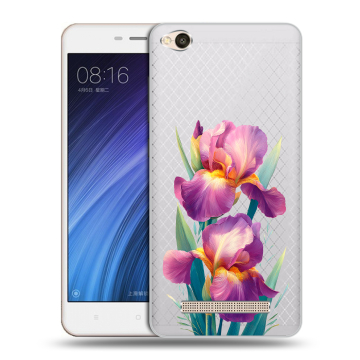 Силиконовый чехол на Xiaomi RedMi 4A с принтом Цветы орхидеи Силиконовый чехол на Xiaomi RedMi 4A с принтом Цветы орхидеи