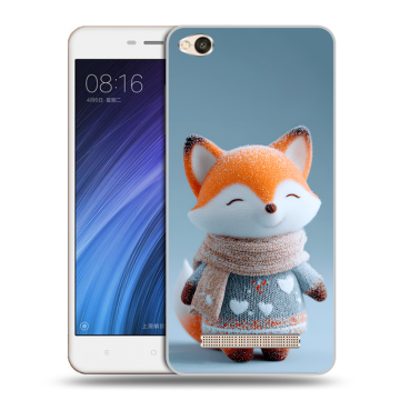 Силиконовый чехол на Xiaomi RedMi 4A с принтом Лиса Силиконовый чехол на Xiaomi RedMi 4A с принтом Лиса