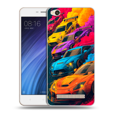 Силиконовый чехол на Xiaomi RedMi 4A с принтом Тачки Силиконовый чехол на Xiaomi RedMi 4A с принтом Тачки