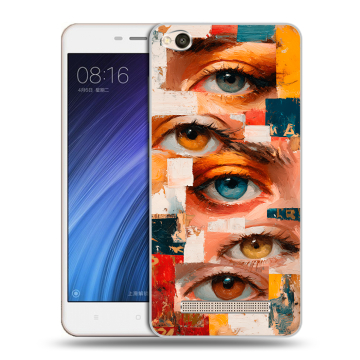 Силиконовый чехол на Xiaomi RedMi 4A с принтом Модный принт Силиконовый чехол на Xiaomi RedMi 4A с принтом Модный принт